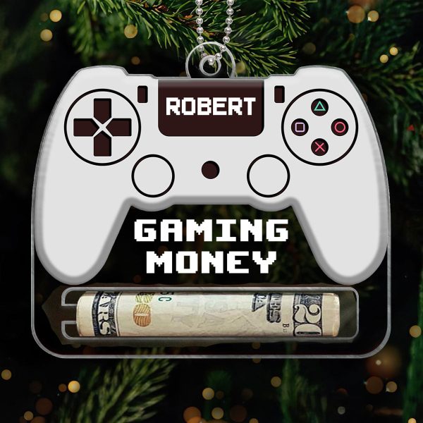 Gaming Money Funny Gift For Boyfriend Husband Son Cousin Personalized Money Holder Ornament Hot on Sale