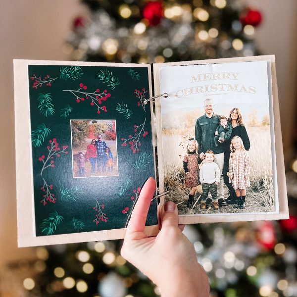 Comic Family Together Christmas Personalized Card Keeper, Card Holder, Card Book, Cards Keepsake Cheap - Image 5