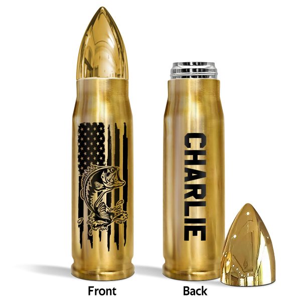 Unique Gift For Men By Hobbies Camping Fishing Hunting Golf Personalized Bullet Tumbler Online now