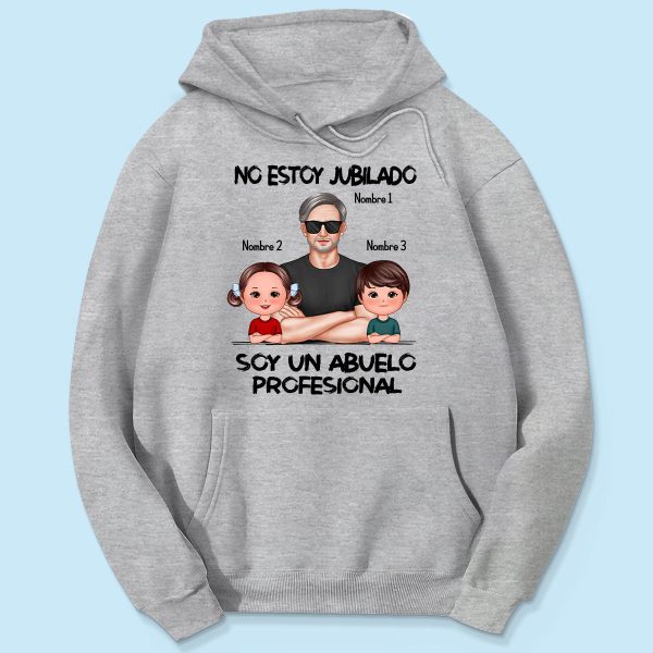 Retired Grandpa Spanish Abuelo Personalized Shirt Fashion - Image 4