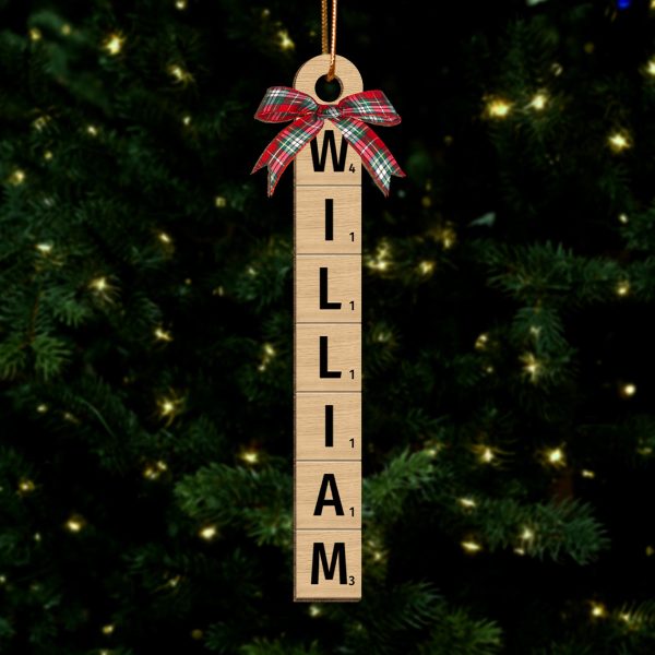 Family Members Names Art Unique Personalized Wooden Ornament For Discount - Image 4