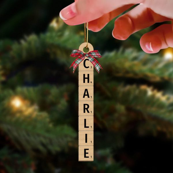 Family Members Names Art Unique Personalized Wooden Ornament For Discount - Image 3