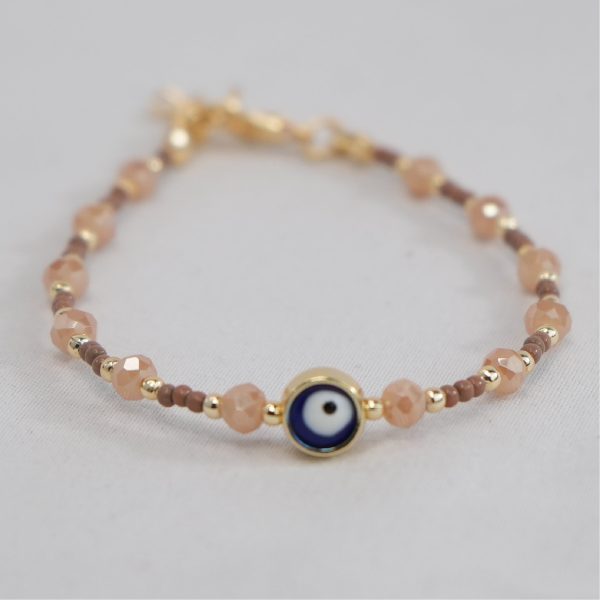 Lux Crystal Evil Eye Bracelet: Four Elegant Colors For Cheap - Image 3