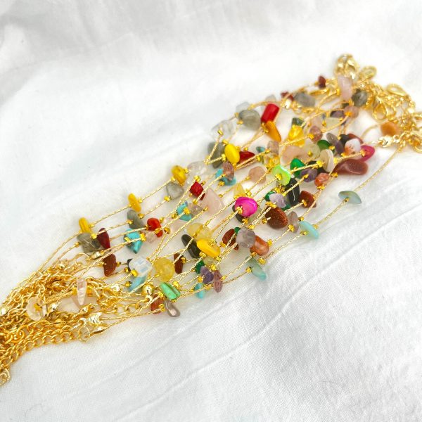 Natural Stone Adjustable Chain Bracelet – Elegant Design  Fashion - Image 2