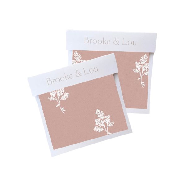 Hannah Floral Fabric in Dusty Pink Supply - Image 2
